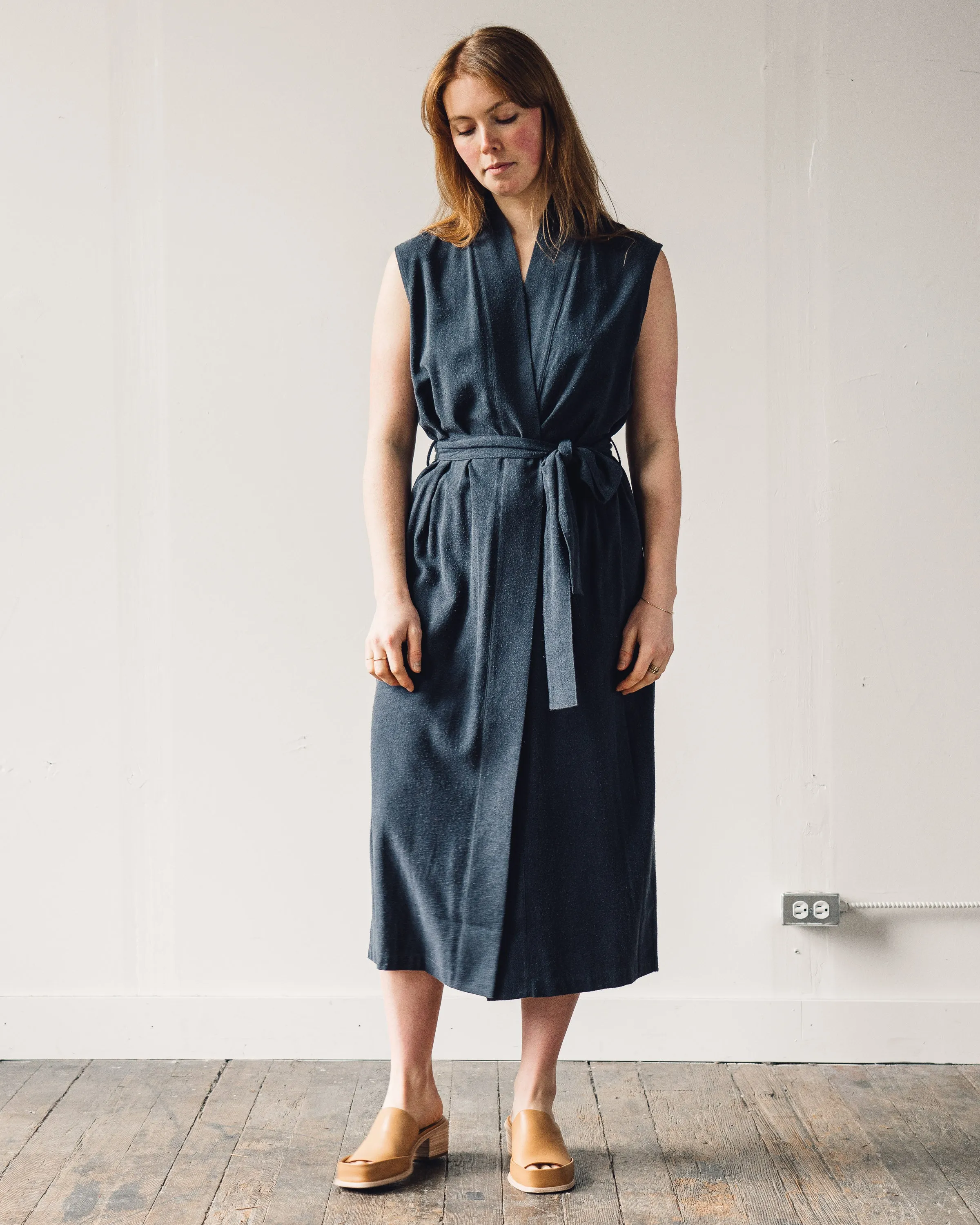 7115 Karate Vest Dress, Navy