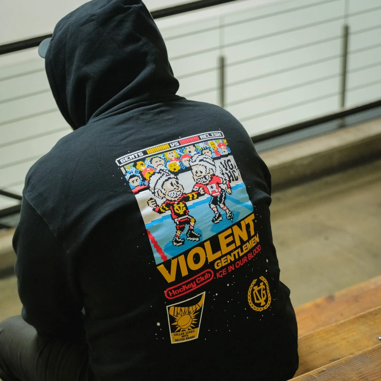 8-Bit Pullover Hood