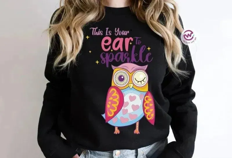 Adult Hoodies - Christmas -Owl