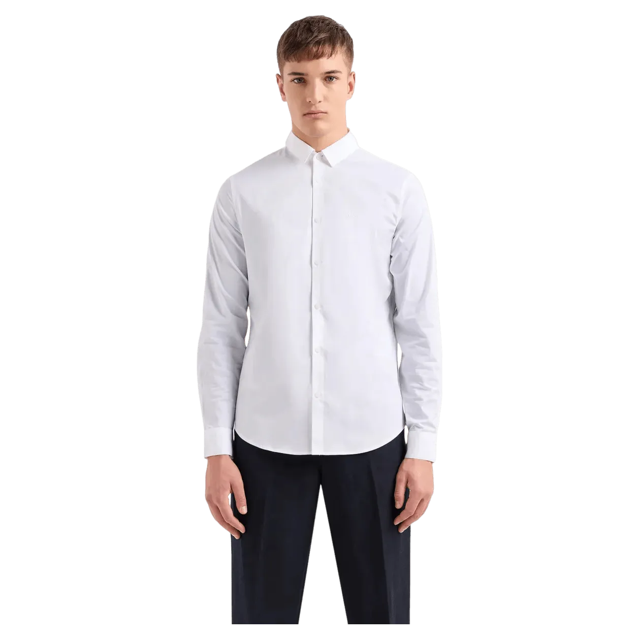 Armani Exchange Long Sleeve Poplin Shirt