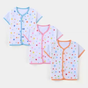 Baby Cotton Vest 3Pcs Printed