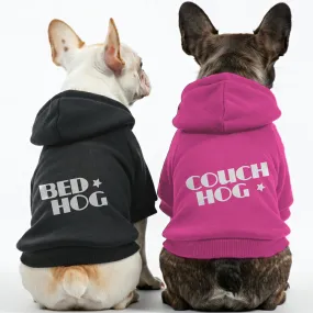 Bed hog and Couch hog - Matching French Bulldog Hoodies – Stylish, Cozy & Personalized!