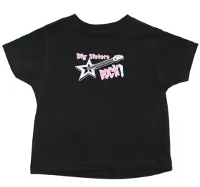 Big Sisters Rock! Baby-Boys Toddler Short Sleeve T-Shirt