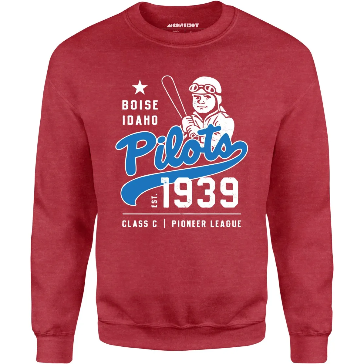 Boise Pilots - Idaho - Vintage Defunct Baseball Teams - Unisex Sweatshirt