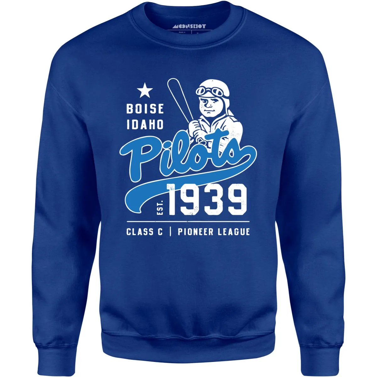 Boise Pilots - Idaho - Vintage Defunct Baseball Teams - Unisex Sweatshirt