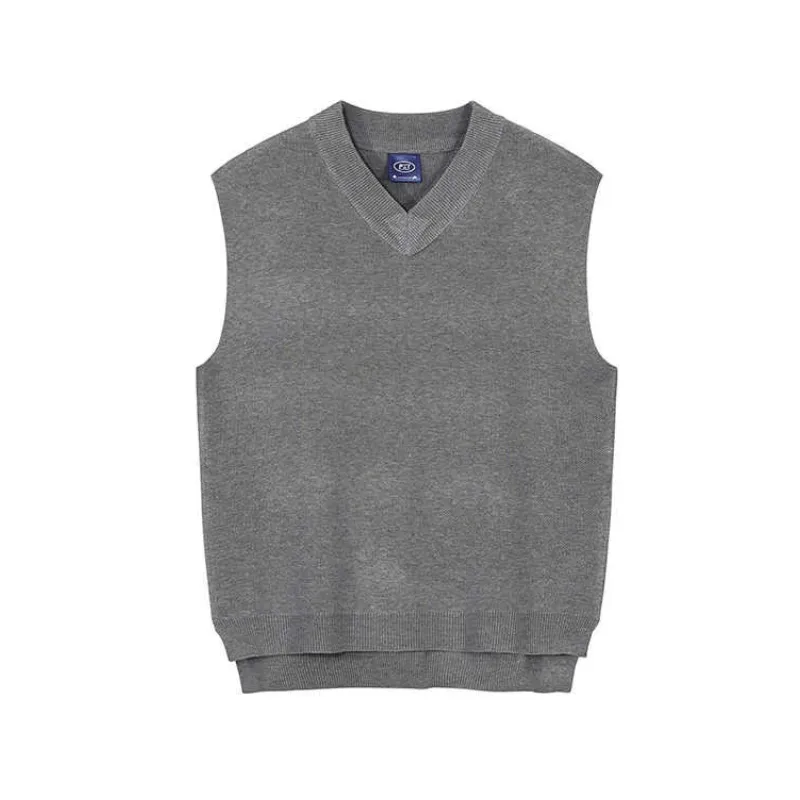 Boxy fit v-neck sweater vest