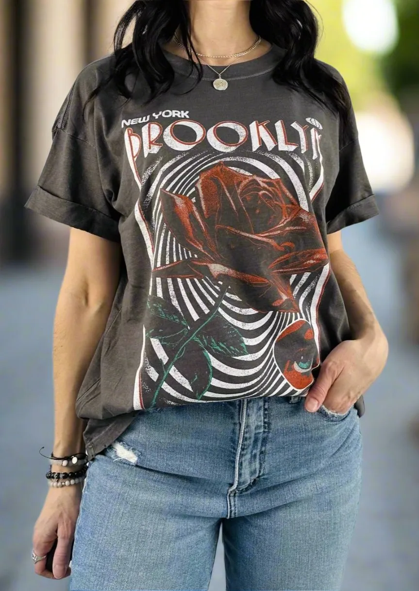 BROOKLYN ROSE BOYFRIEND TEE