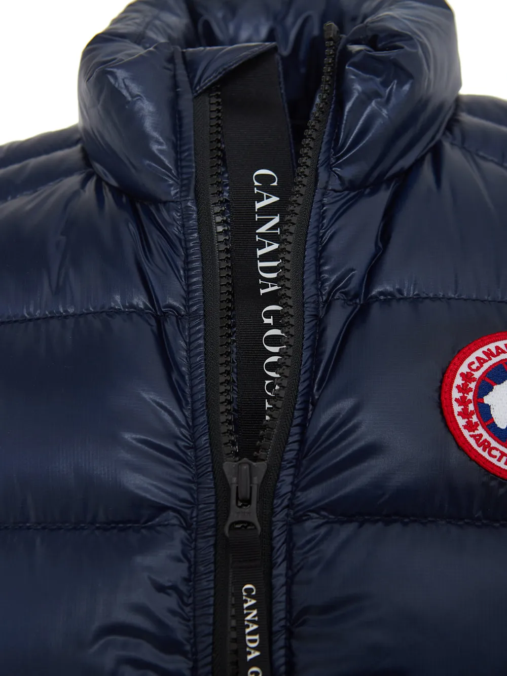 Canada Goose Elegant Quilted Blue Crofton Vest Jacket