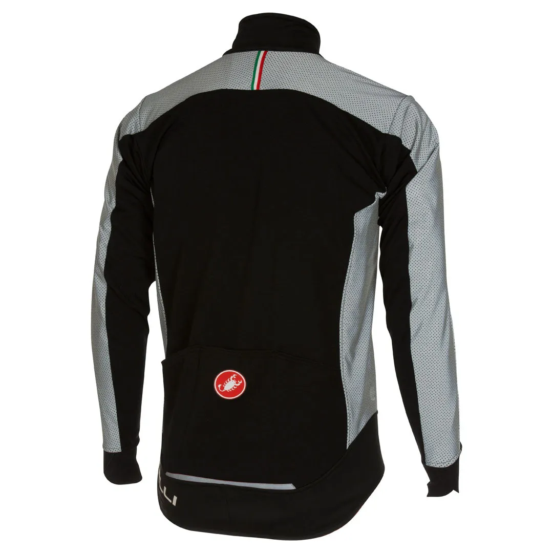 Castelli Mens Mortirolo Reflex Jacket - Black