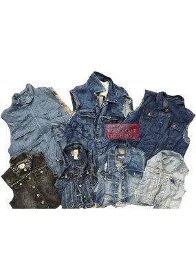 Casual Denim Vest Jackets