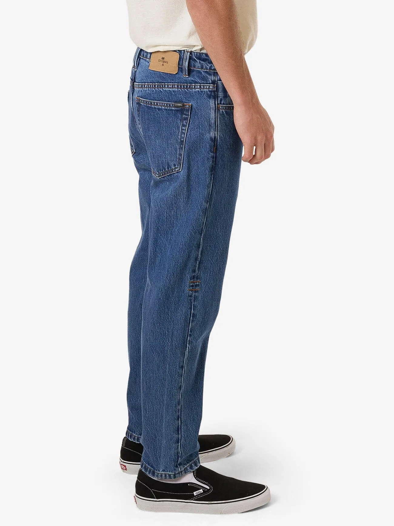 Chopped Denim Jean - Double Rinsed Blues