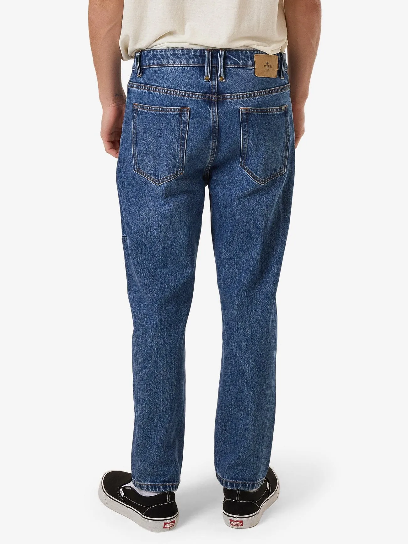 Chopped Denim Jean - Double Rinsed Blues