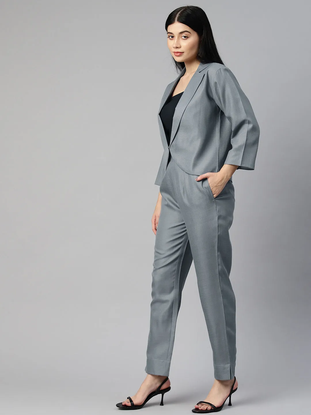 Cottinfab Women Blazers with Trousers