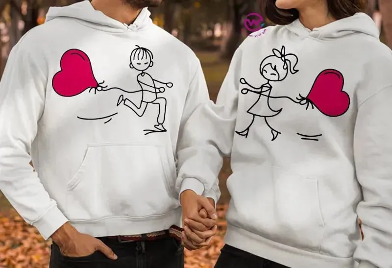 Couple Hoodie-Couples Icons