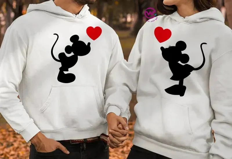 Couple Hoodie-Couples Icons