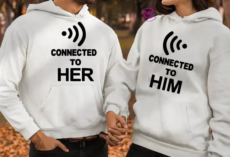 Couple Hoodie-Couples Icons