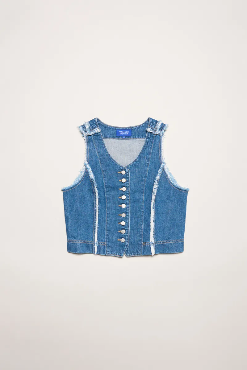 Deadline Vest - Indigo