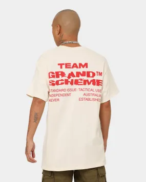 Grand Scheme Team T-Shirt Cream