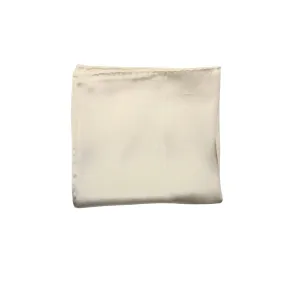 HENRY SARTORIAL Plain Silk Pocket Square WHITE