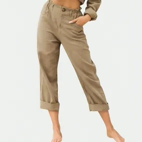 Ivyshape | Comfortable Cropped Pants