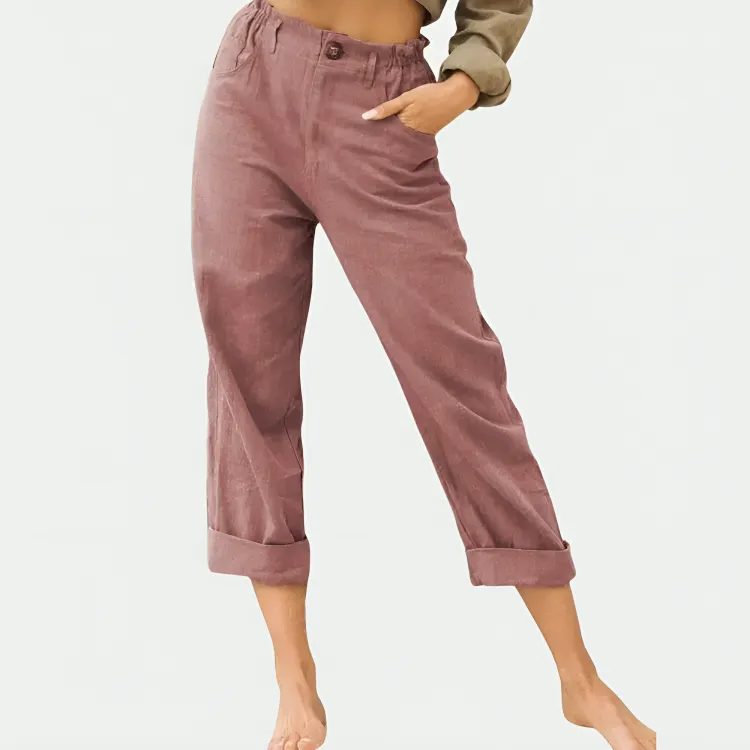 Ivyshape | Comfortable Cropped Pants