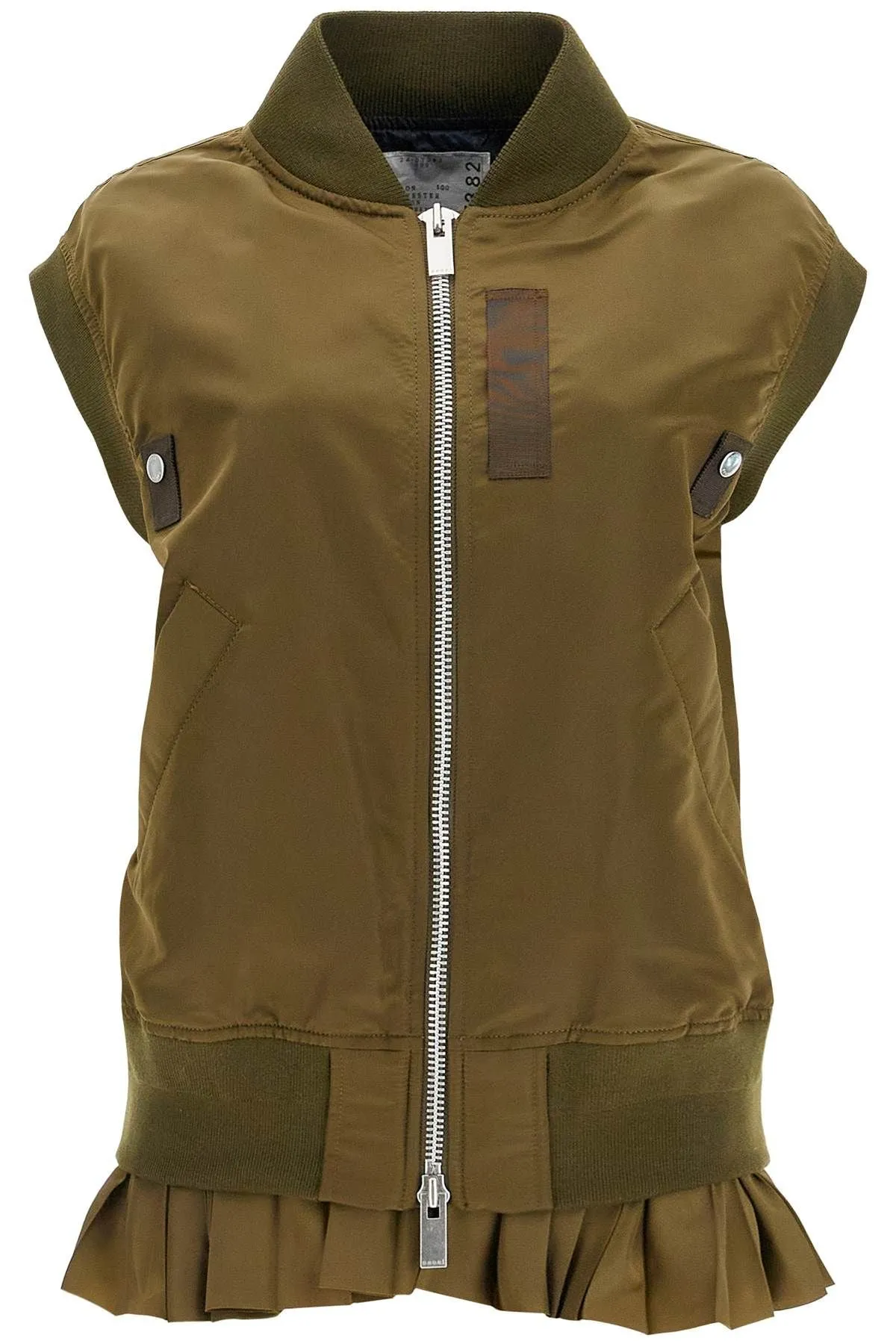 LAYERED NYLON VEST FOR OUTDOOR