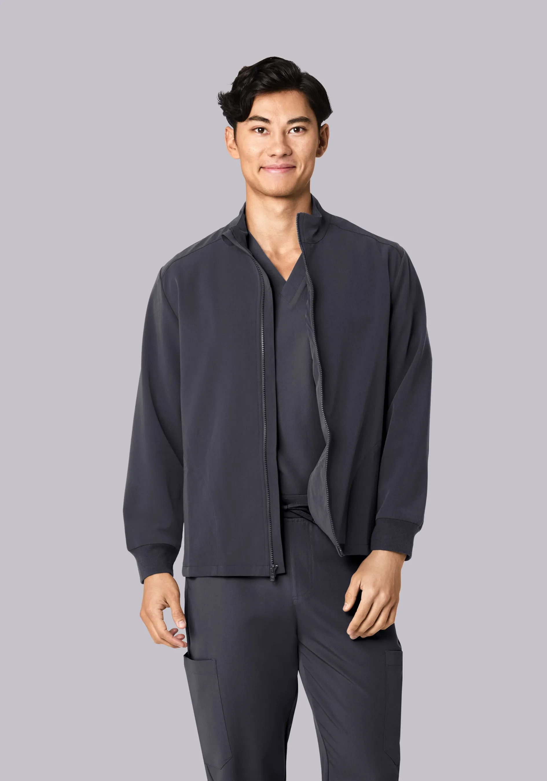 Men's Modern Scrub Jacket Pewter