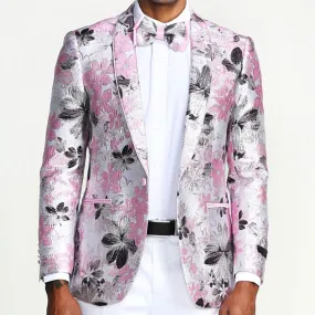 Pink Floral Prom Blazer