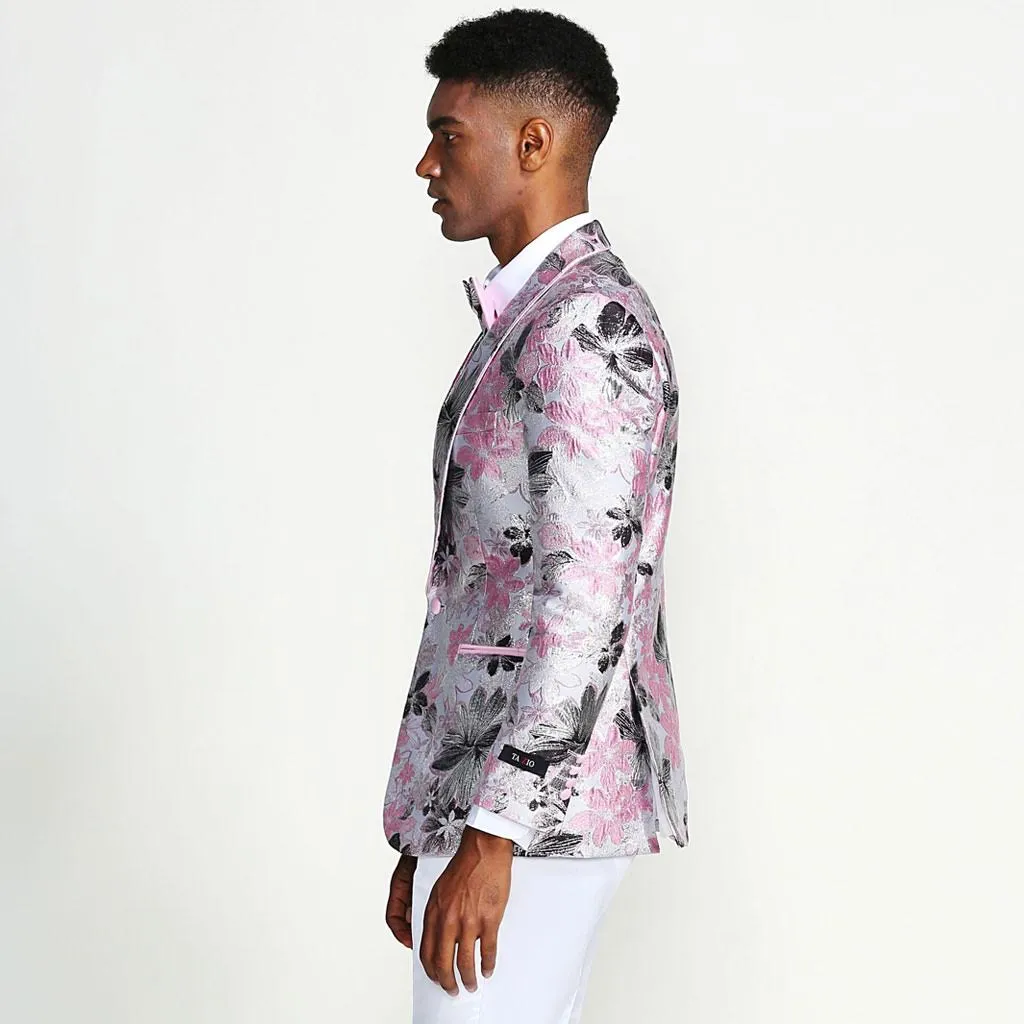 Pink Floral Prom Blazer