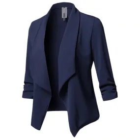 Women's Blazer With a Lapel And Long Sleeve