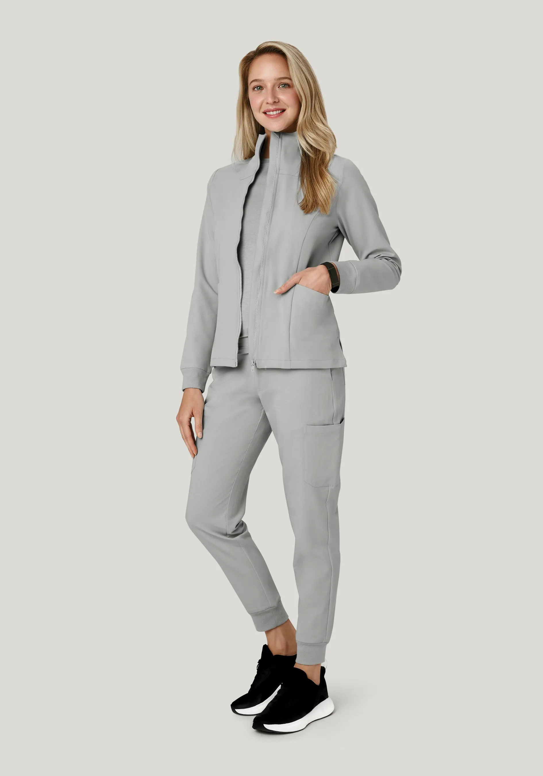 Women's Modern Scrub Jacket Cloud