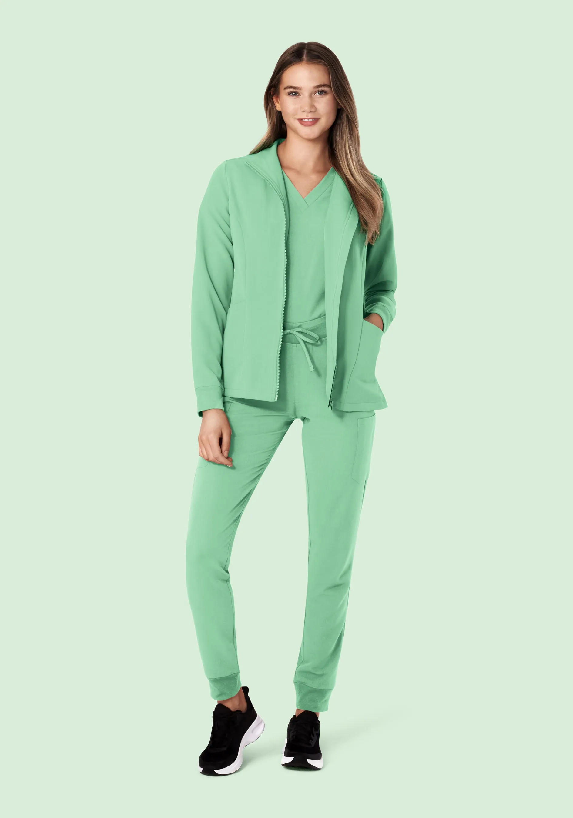 Women's Modern Scrub Jacket Mint