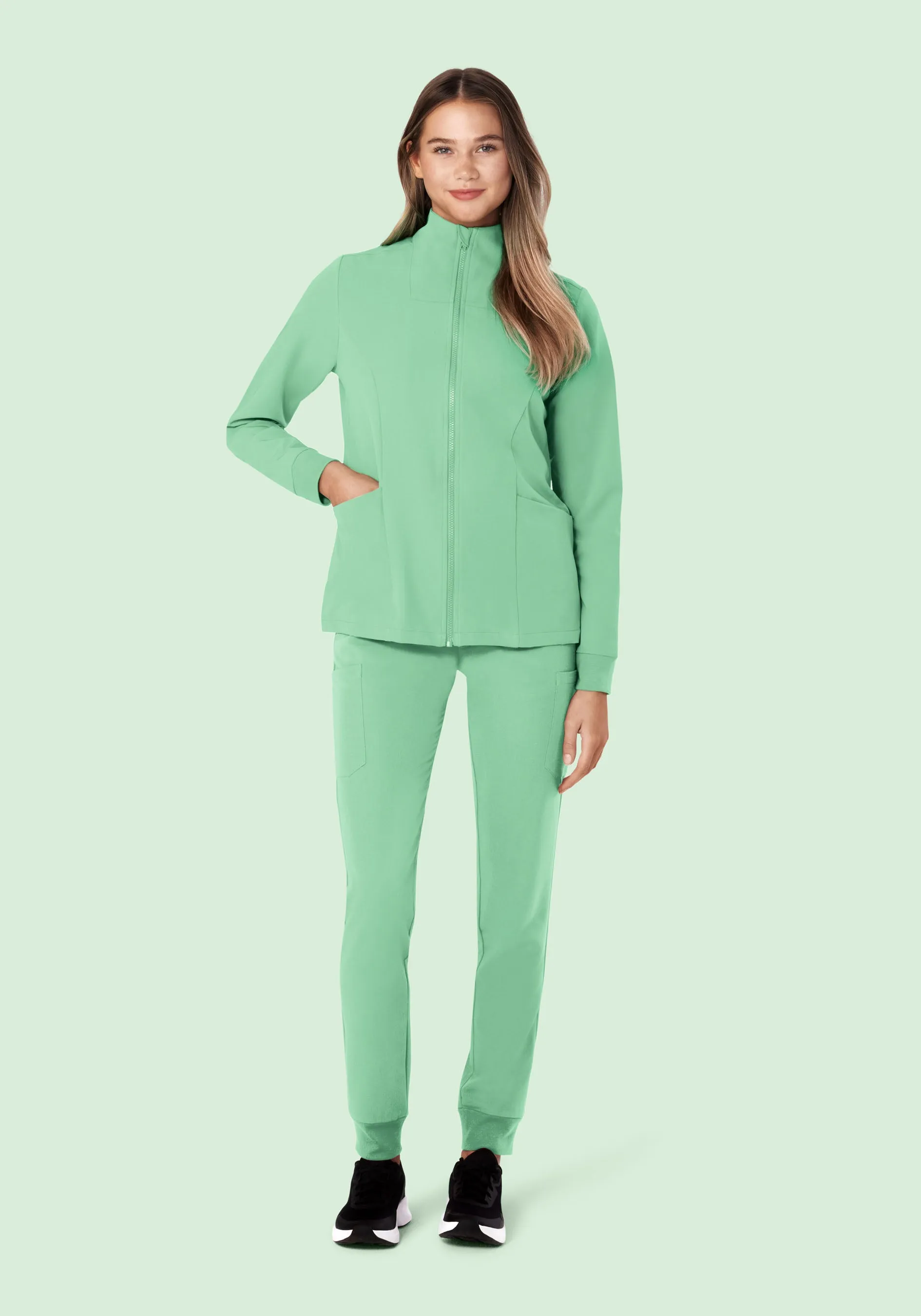 Women's Modern Scrub Jacket Mint