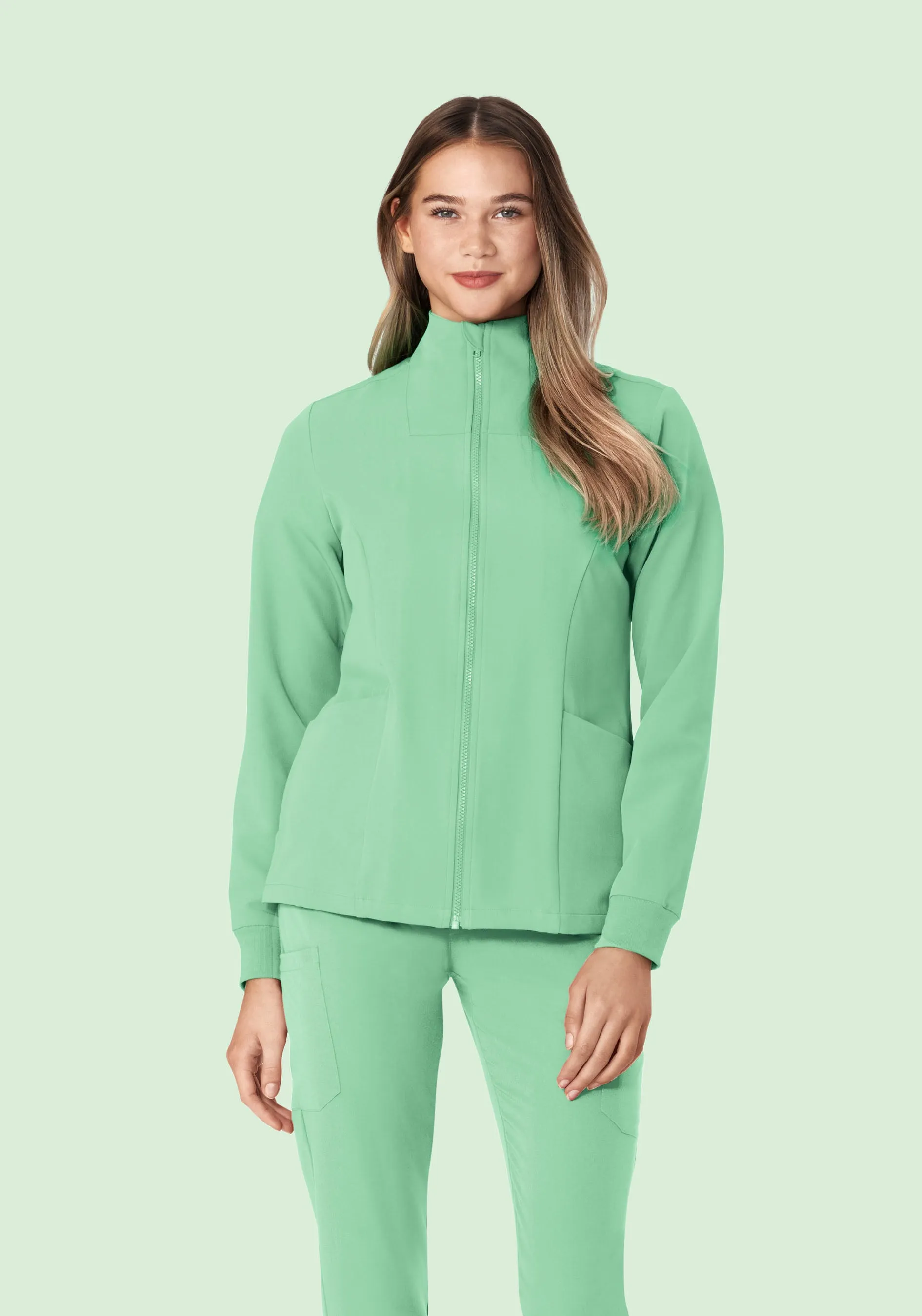 Women's Modern Scrub Jacket Mint