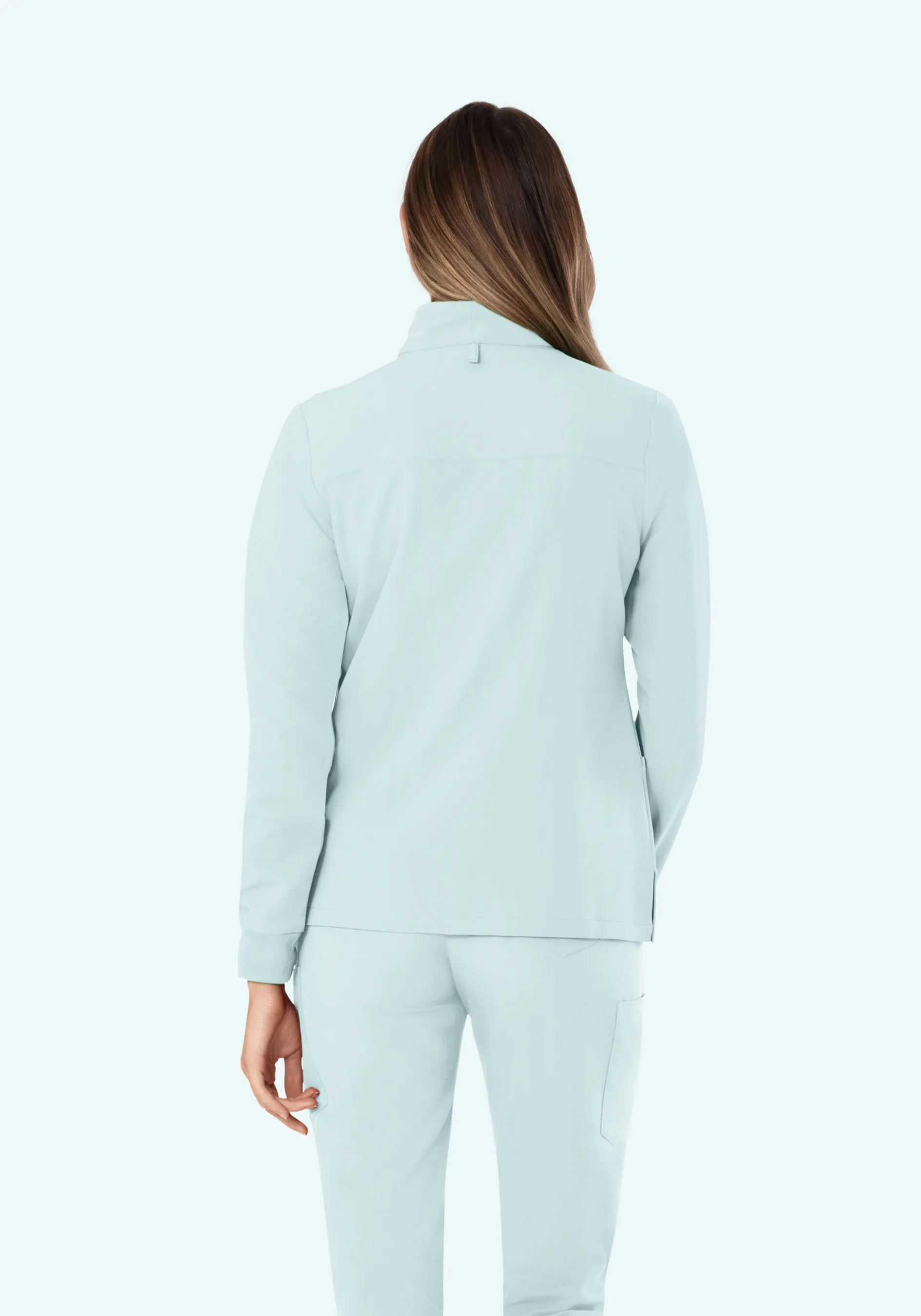 Women's Modern Scrub Jacket Sky