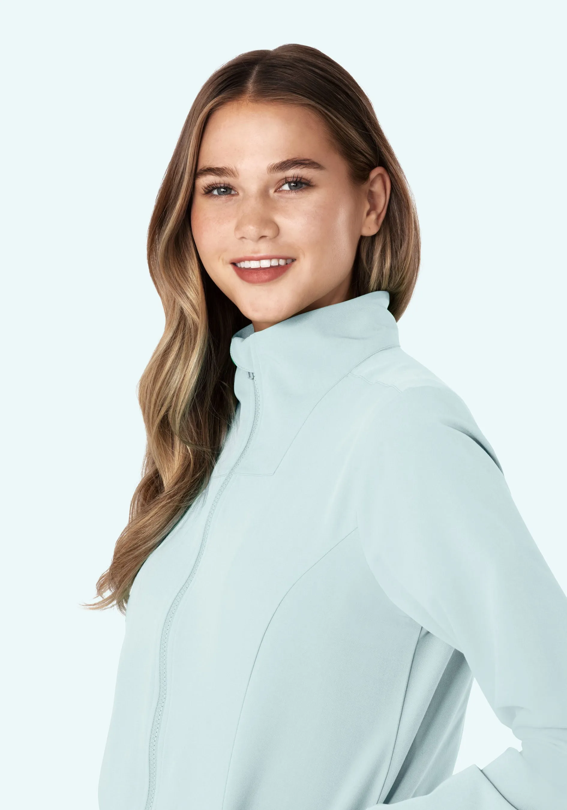 Women's Modern Scrub Jacket Sky